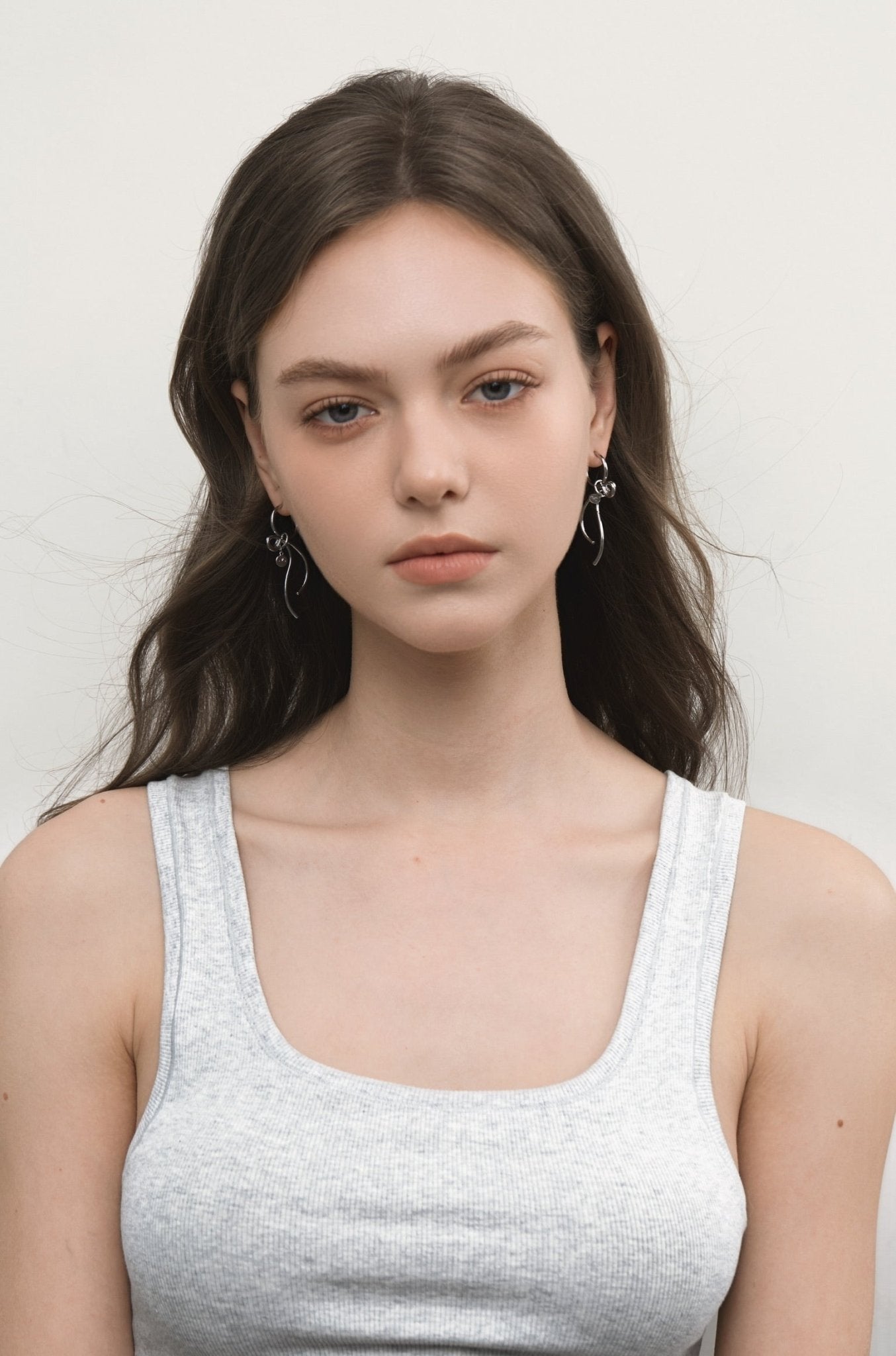 Bow & Circle Tag Earrings - Coddle Heaven