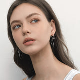 Bow & Circle Tag Earrings - Coddle Heaven