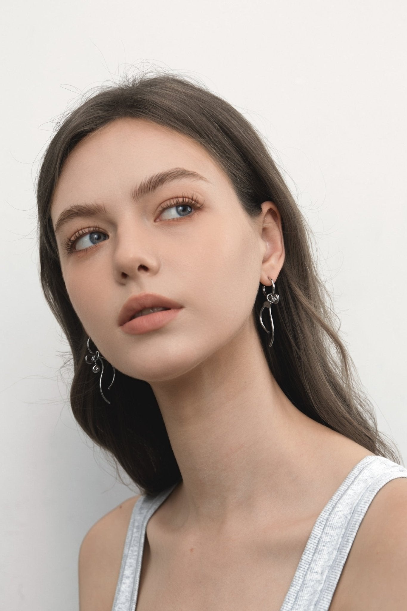 Bow & Circle Tag Earrings - Coddle Heaven