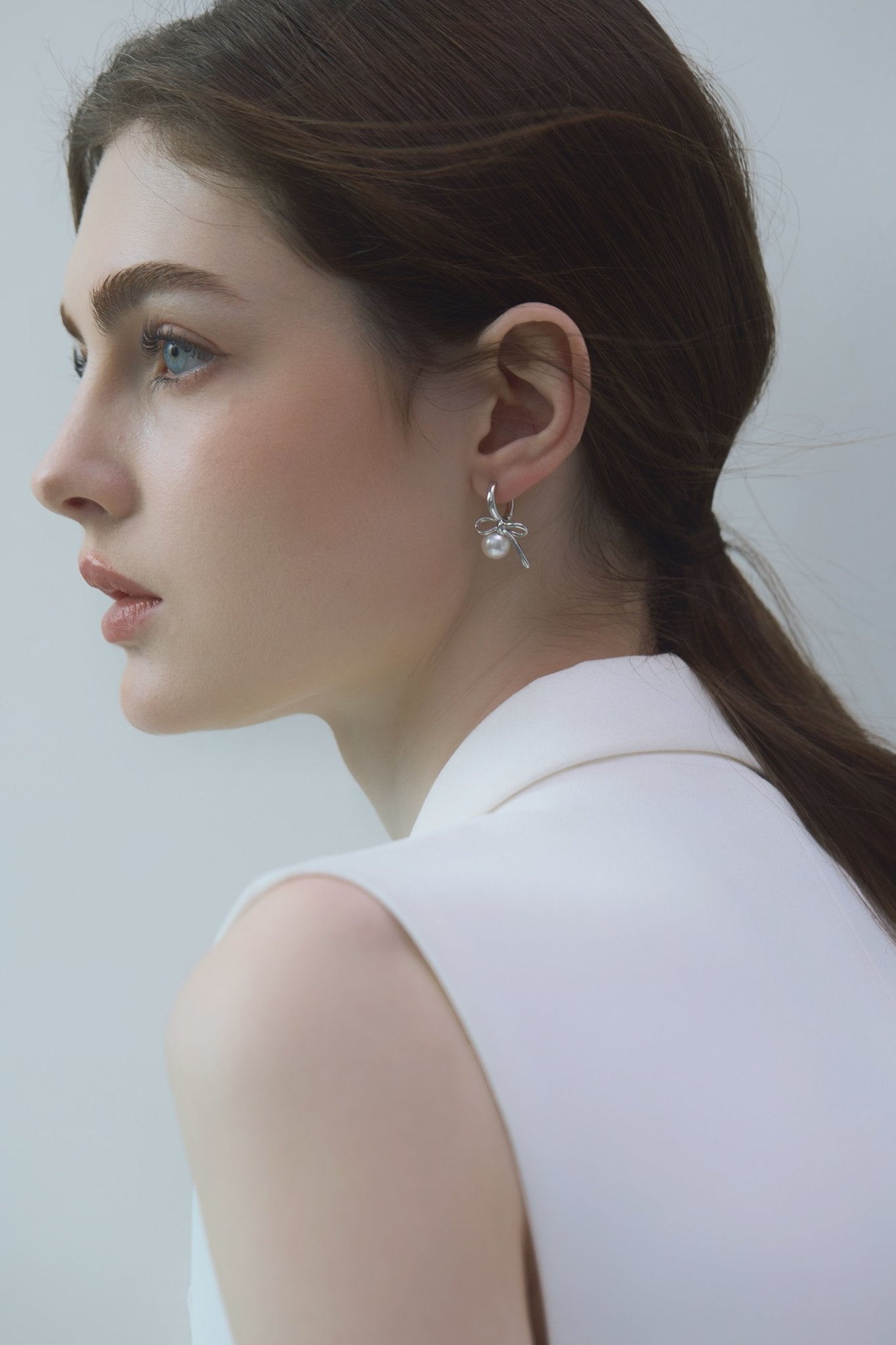 Bow Pearl Earrings - Coddle Heaven
