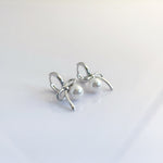 Bow Pearl Earrings - Coddle Heaven