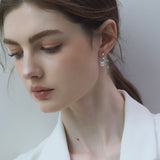 Bow Pearl Earrings - Coddle Heaven