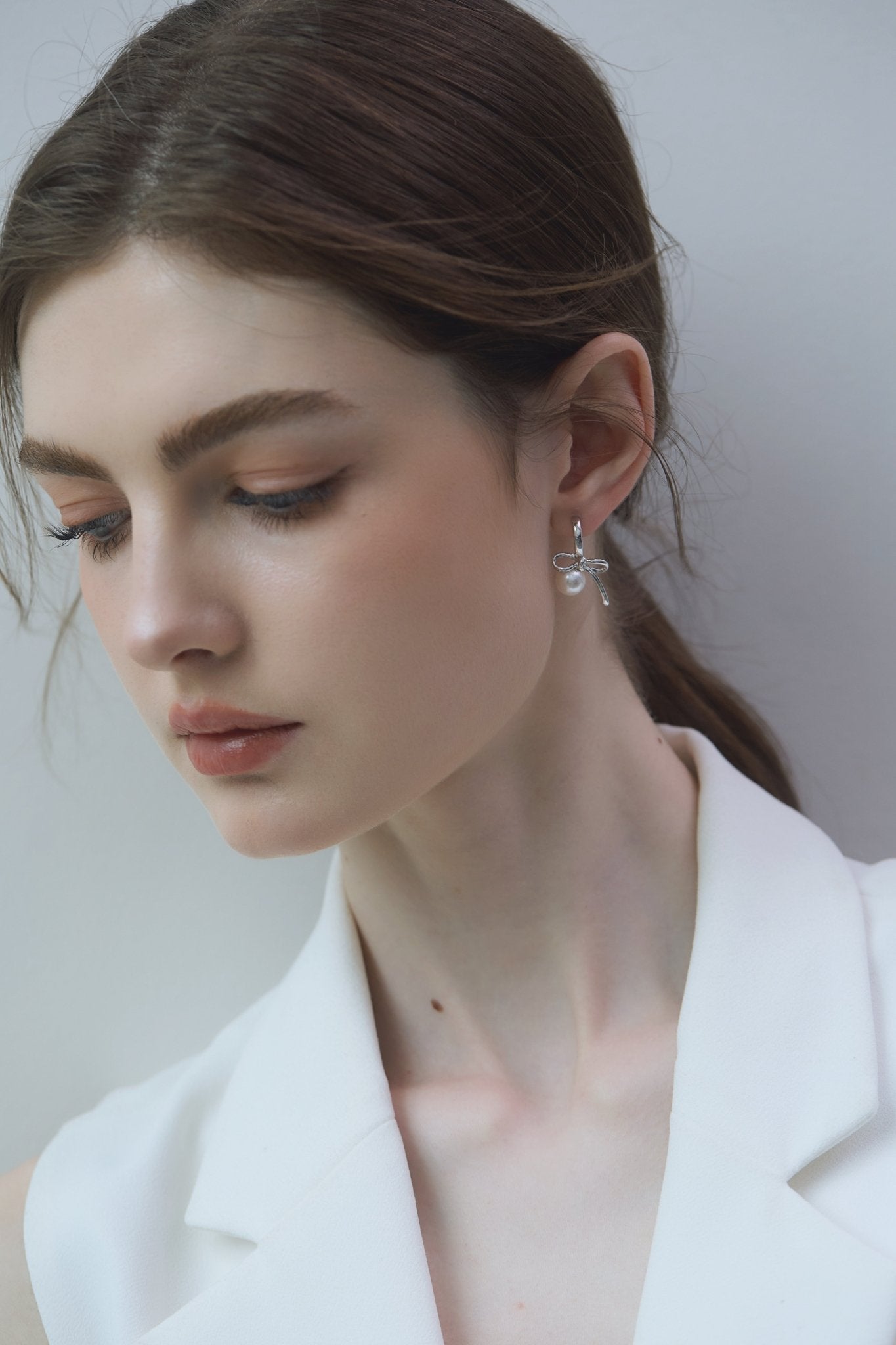 Bow Pearl Earrings - Coddle Heaven