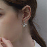 Bow Pearl Earrings - Coddle Heaven