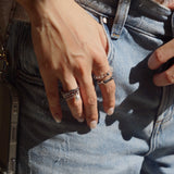 Crystal Wave Harmony Ring