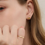 Carved Stone Heart Earrings - Coddle Heaven