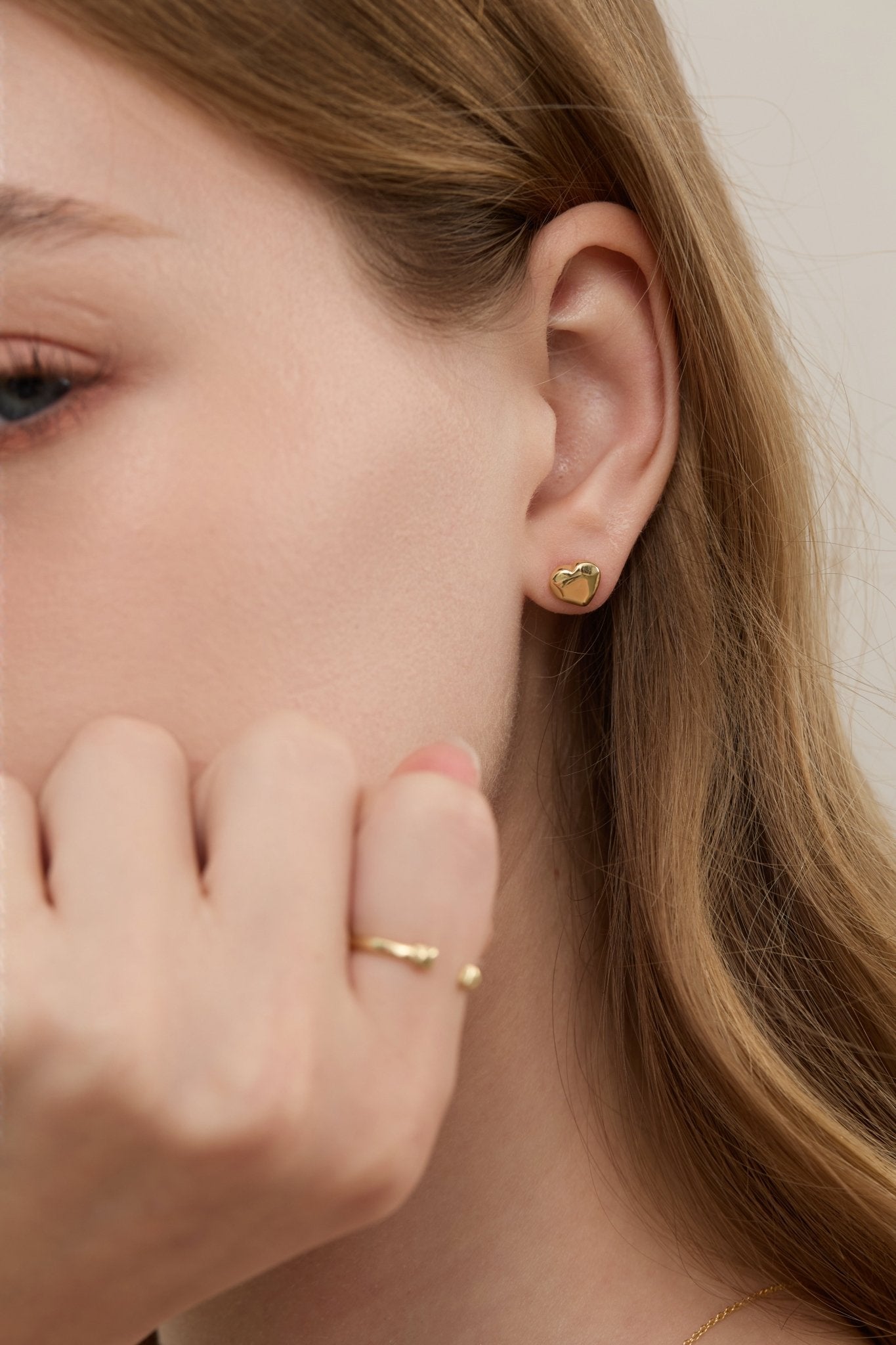 Carved Stone Heart Earrings - Coddle Heaven