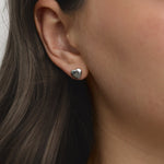 Carved Stone Heart Earrings - Coddle Heaven