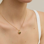 Carved Stone Heart Necklace - Coddle Heaven