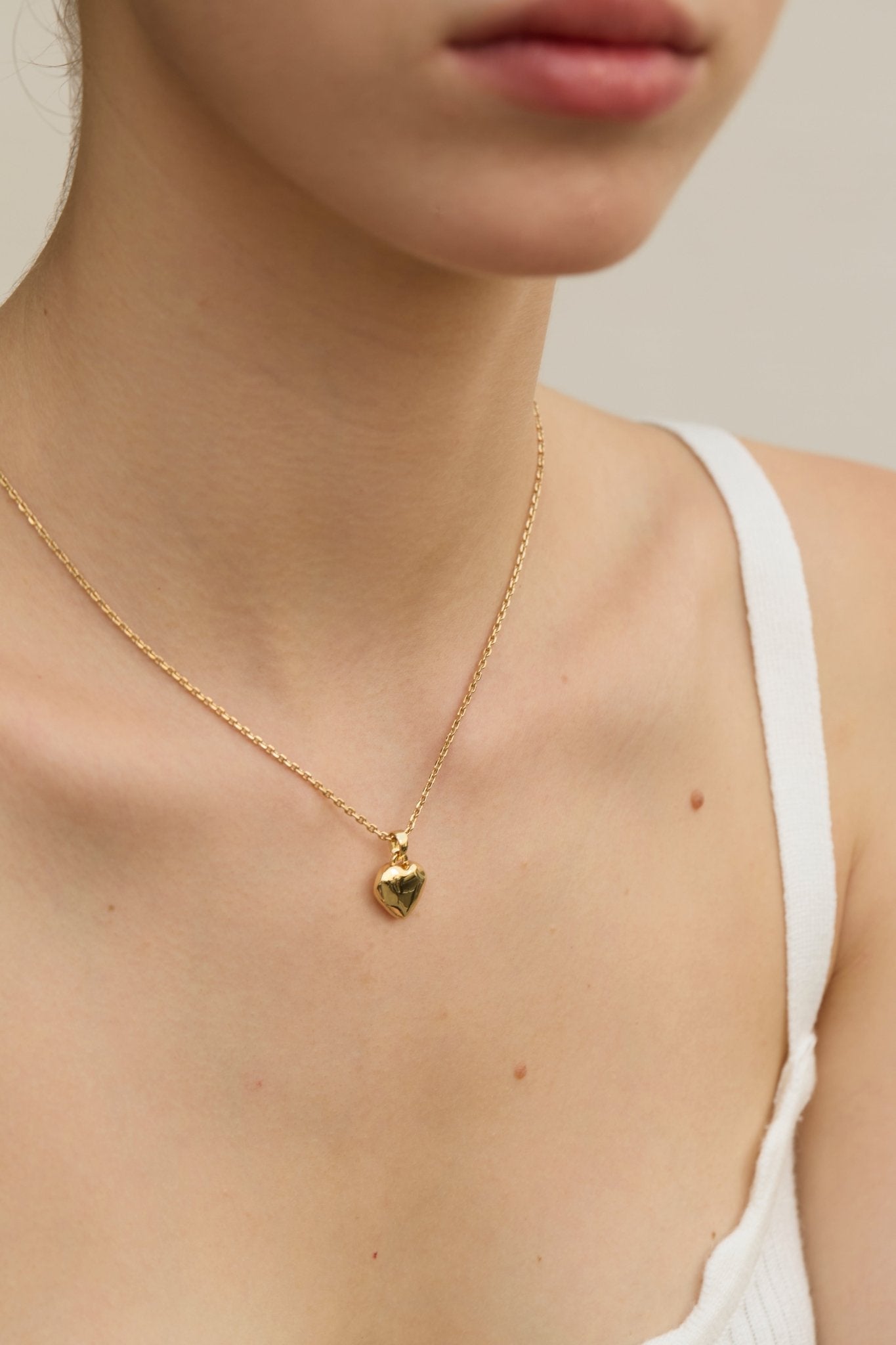 Carved Stone Heart Necklace - Coddle Heaven