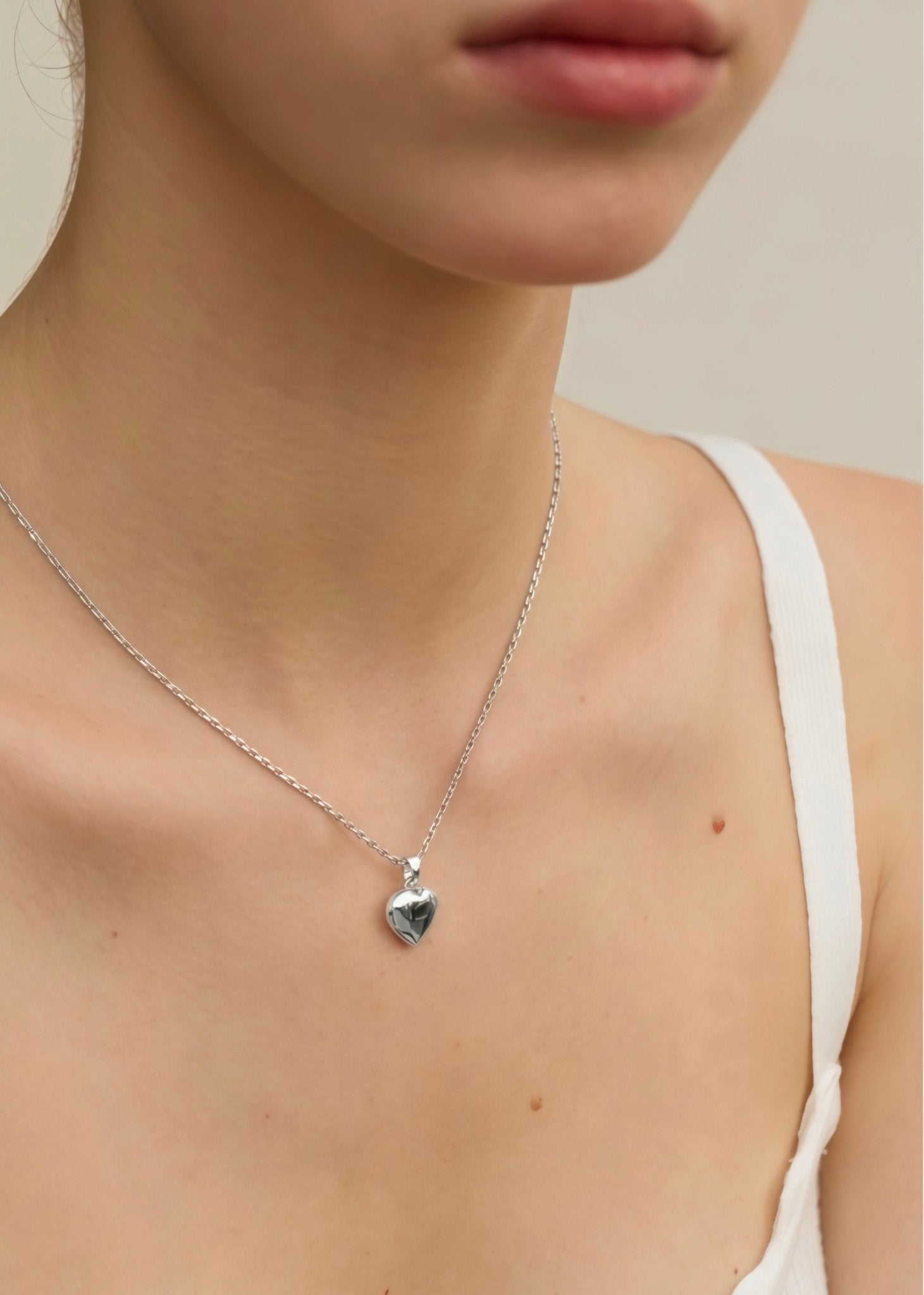 Carved Stone Heart Necklace - Coddle Heaven