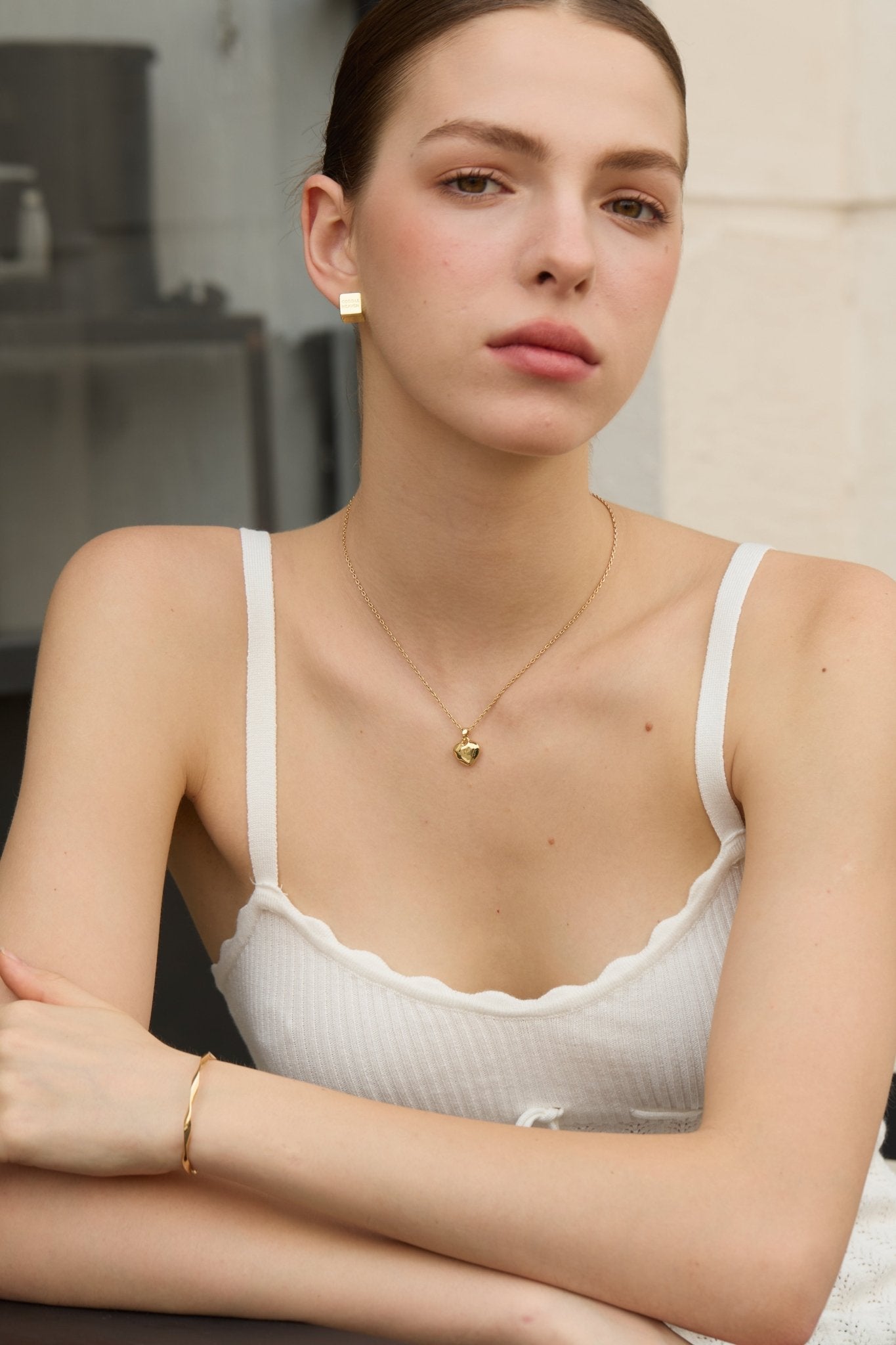 Carved Stone Heart Necklace - Coddle Heaven