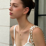 Carved Stone Heart Necklace - Coddle Heaven