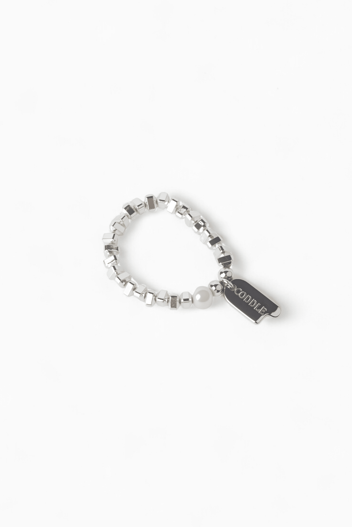 CH Elastic Pearl Small Tag Ring - Coddle Heaven