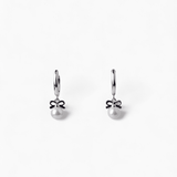 CH Mini Bow Pearl Earrings - Coddle Heaven