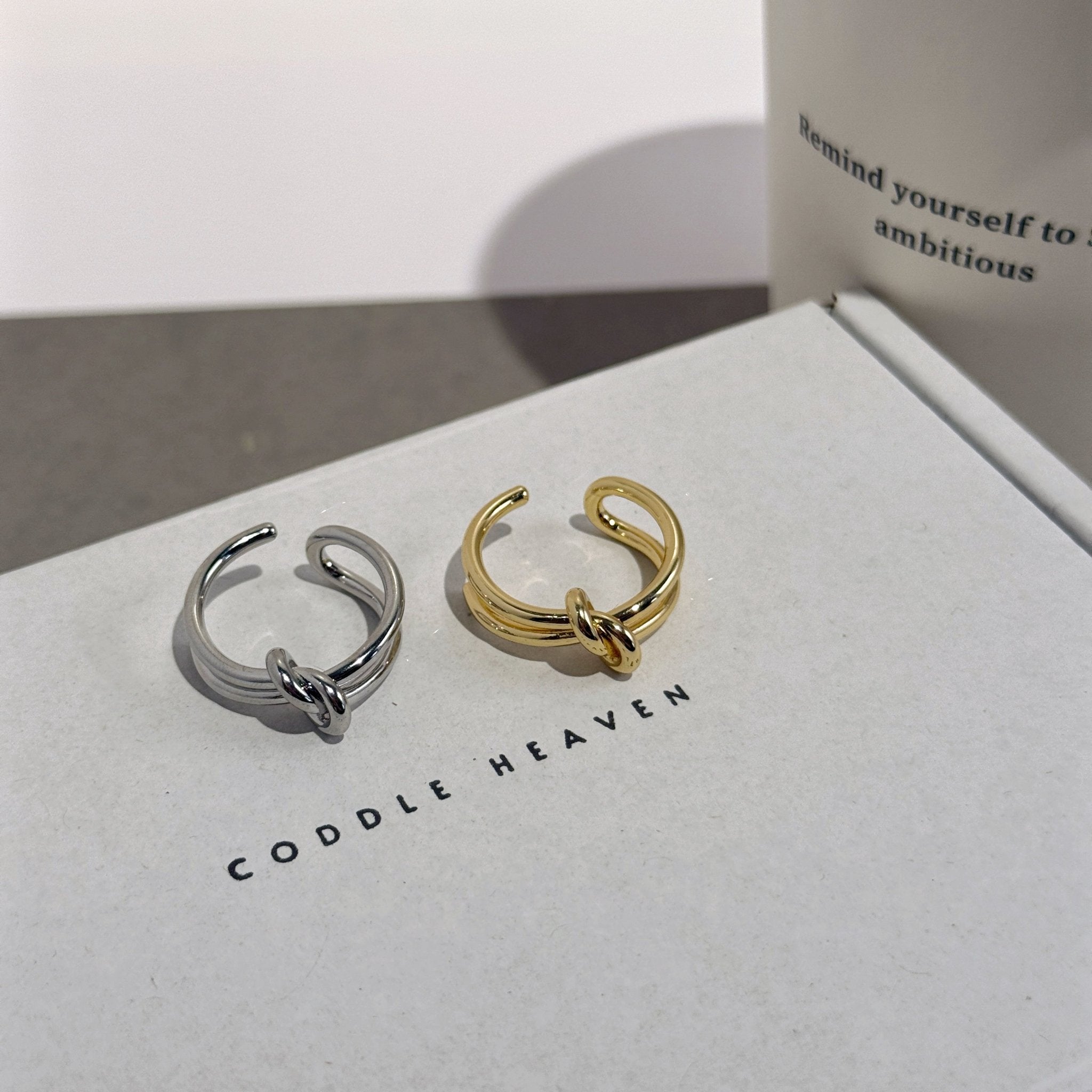 Cross Knot Ring - Coddle Heaven