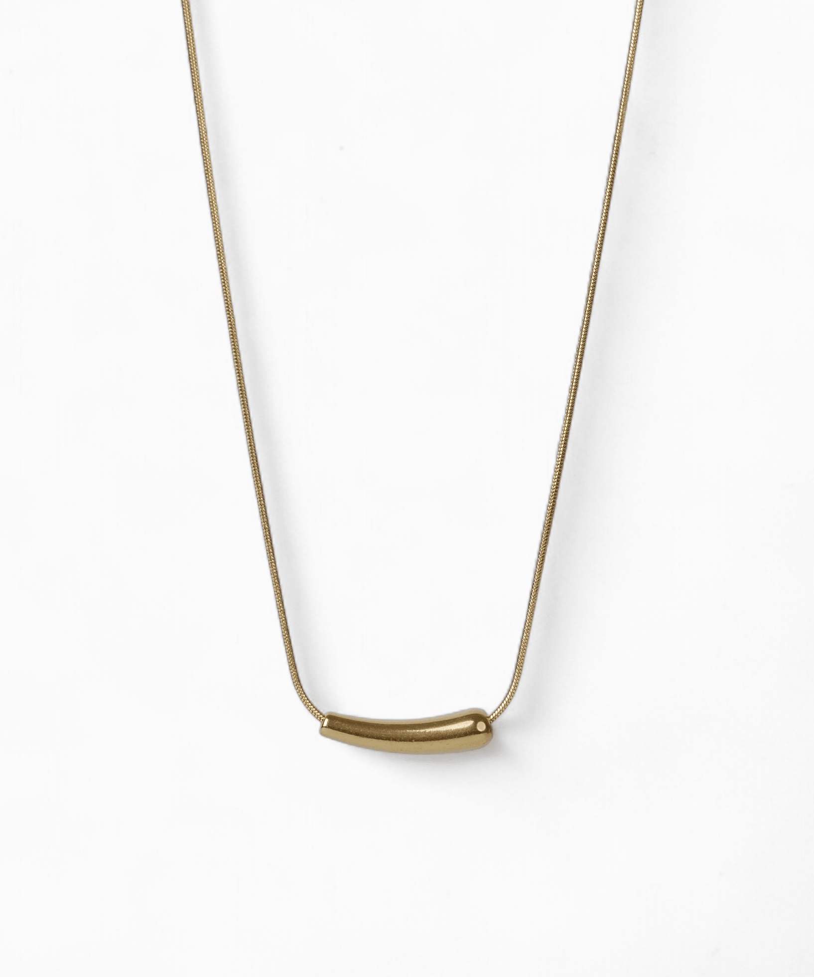 Curved Eggplant Necklace - Coddle Heaven