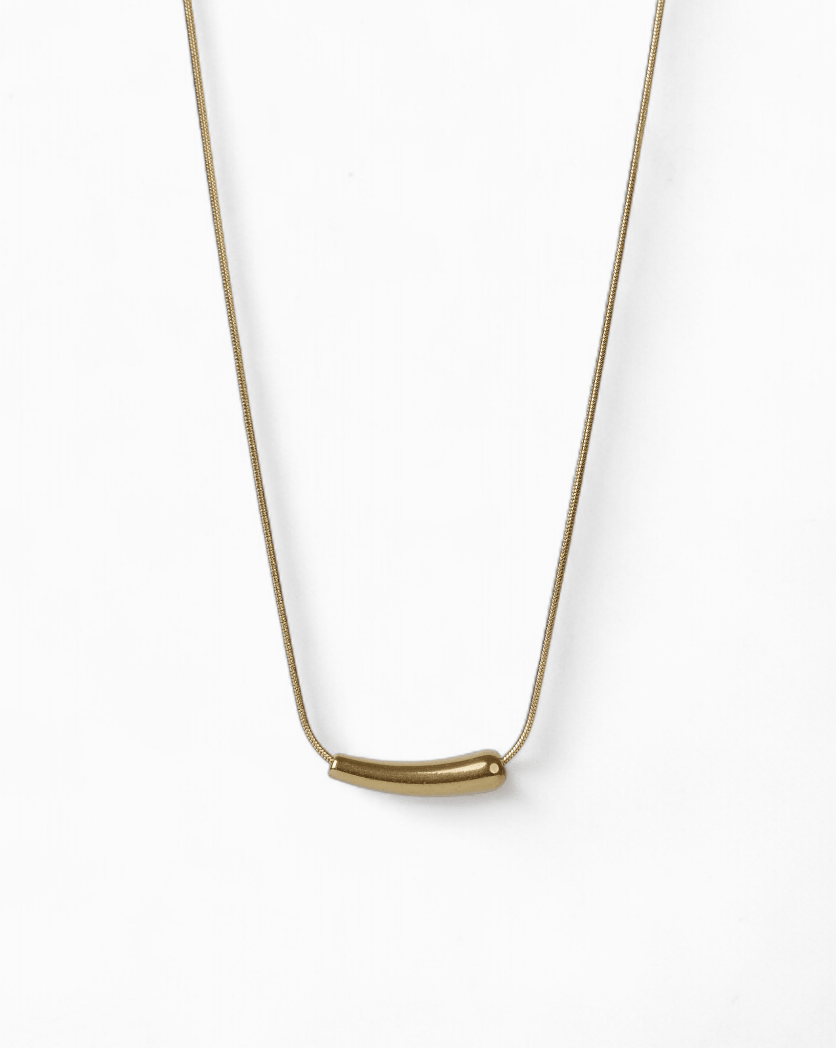 Curved Eggplant Necklace - Coddle Heaven