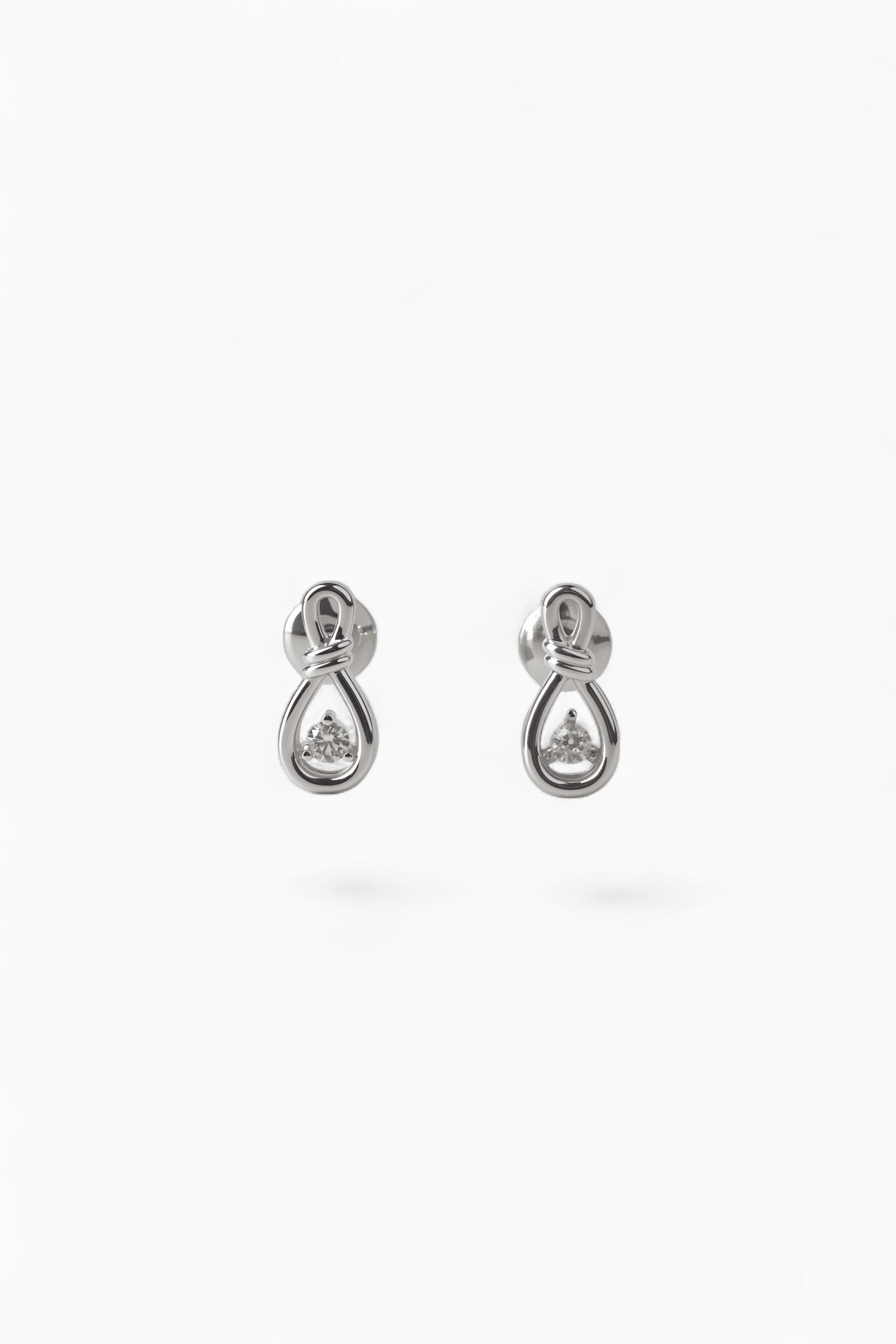 Diamond Knot Earrings - Coddle Heaven