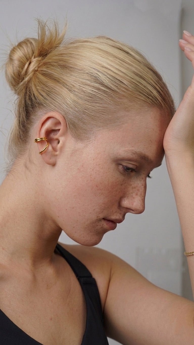 Double Helix Ear Cuff - Coddle Heaven