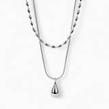Double Layered Drop Necklace - Coddle Heaven