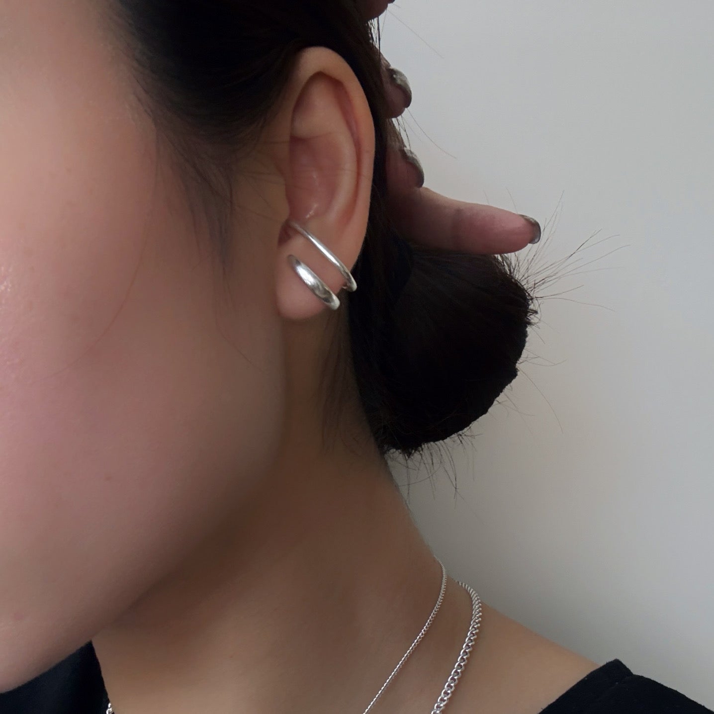 Double Oval Ear Cuff - Coddle Heaven
