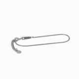 Stainless Steel Dainty Signature Bar Snake Chain Bracelet