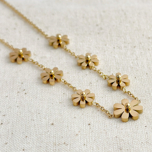 Flower Pendent Necklace - Coddle Heaven