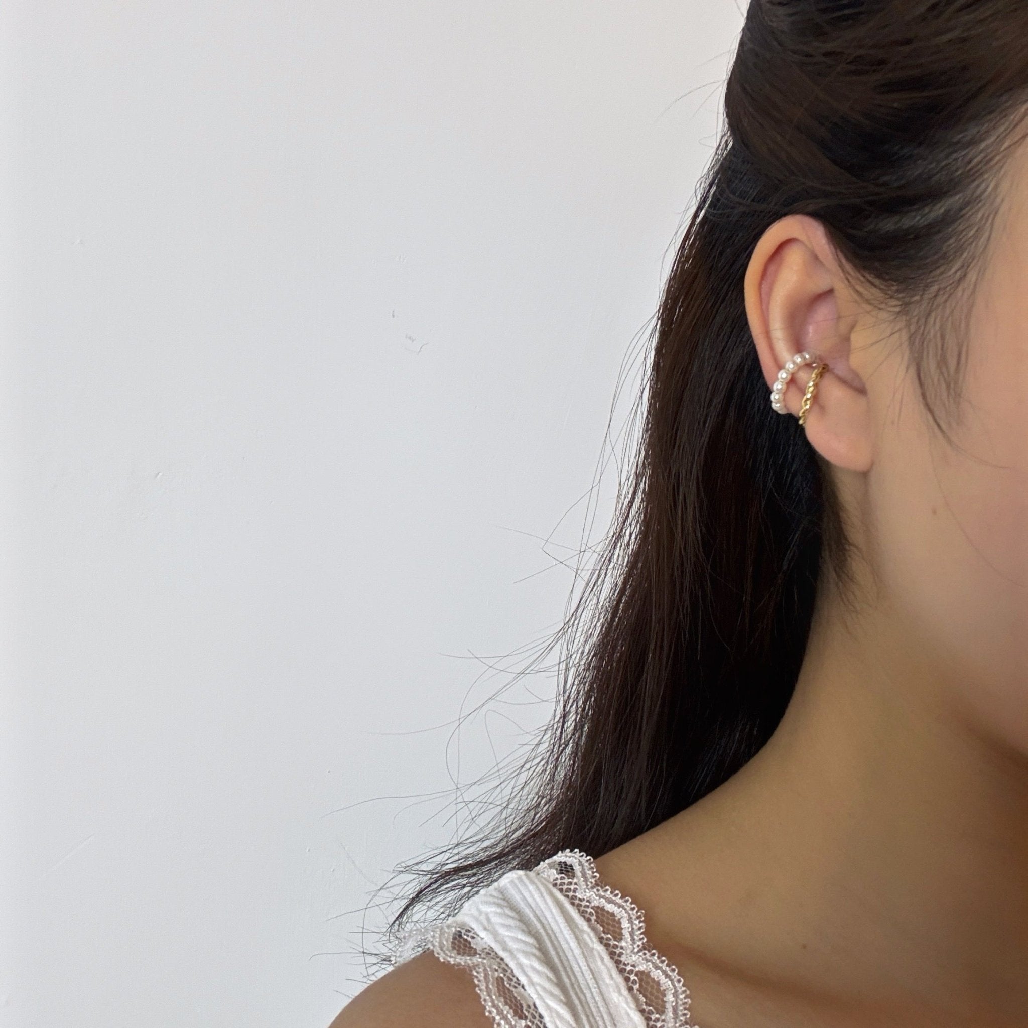 French Pearl Ear Cuff - Coddle Heaven