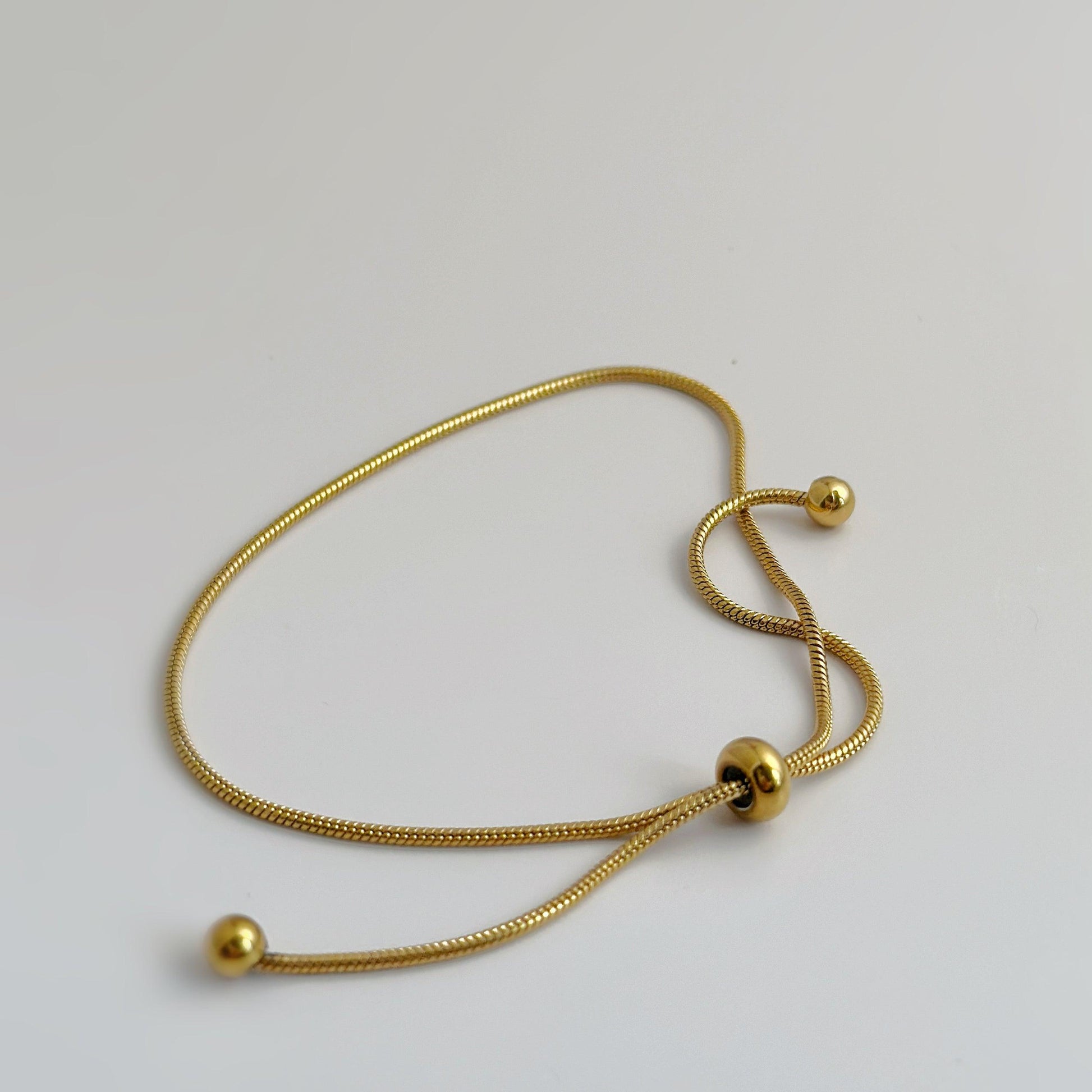 Gold Drawstring Bracelet - Coddle Heaven