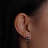 Irregular Bounce Triple Earrings - Coddle Heaven