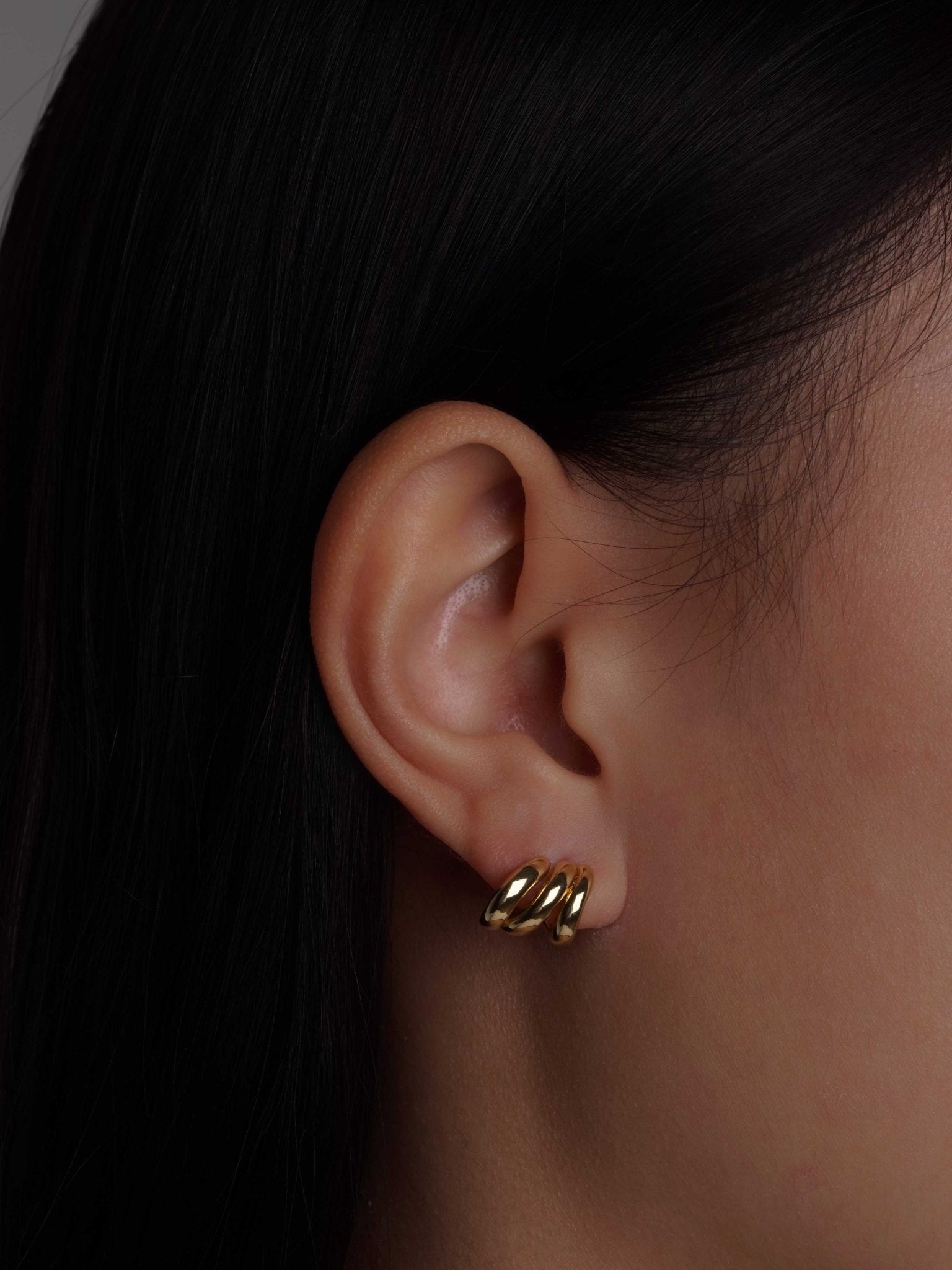 Irregular Bounce Triple Earrings - Coddle Heaven