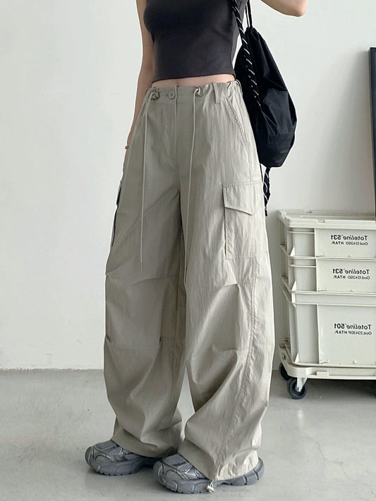 Loose low waist Trousers - Coddle Heaven