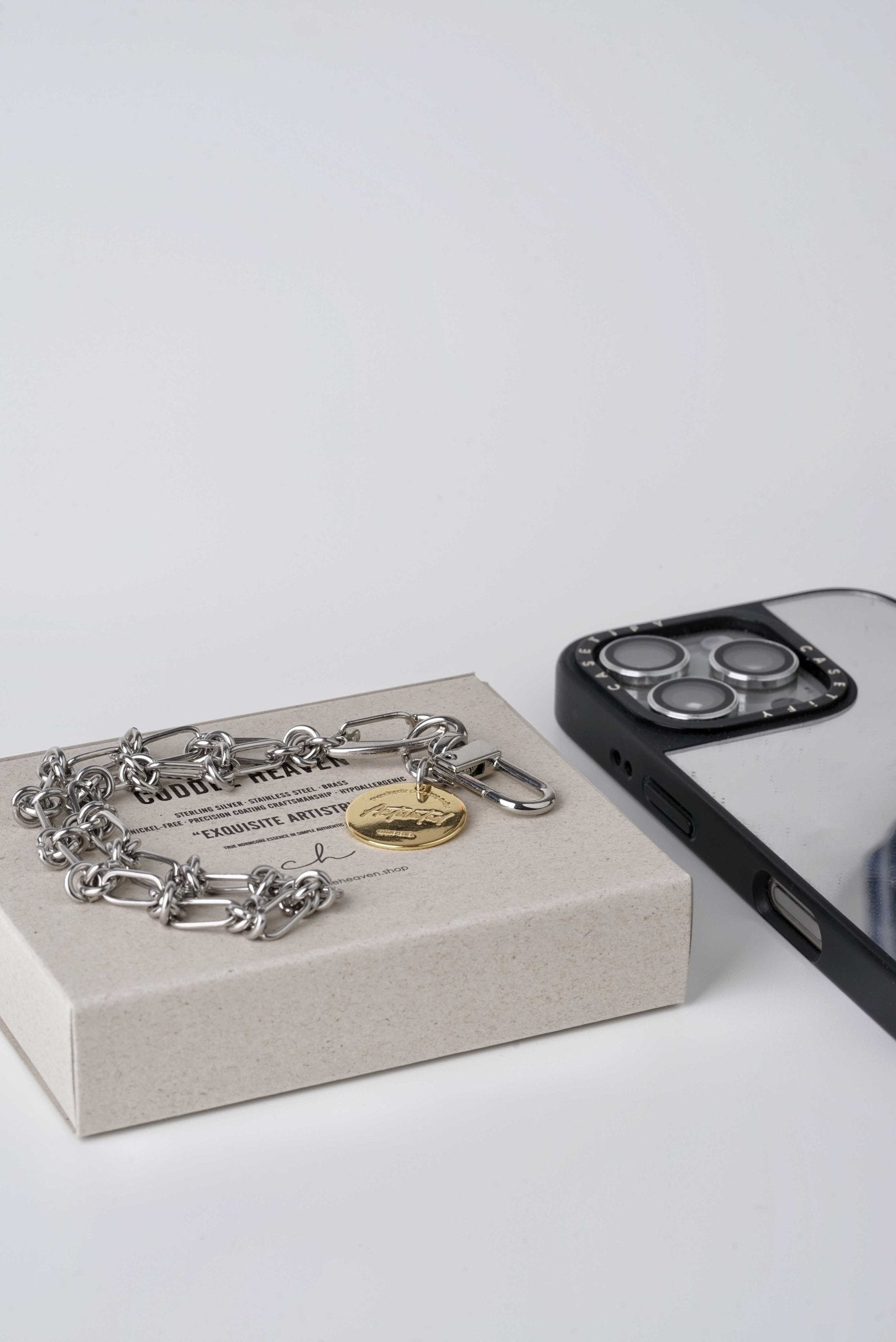 Luxe Gold Tag Indulgence Phone Lanyard - Coddle Heaven
