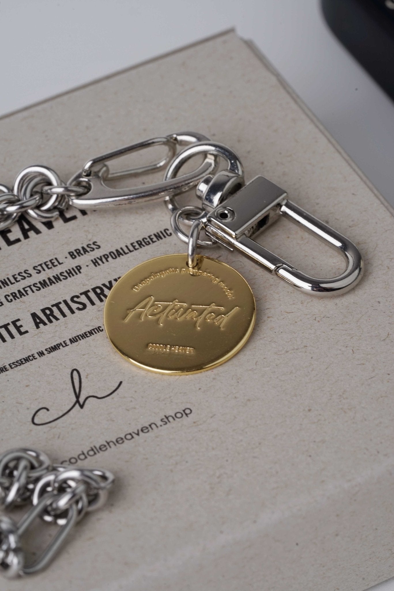 Luxe Gold Tag Indulgence Phone Lanyard - Coddle Heaven