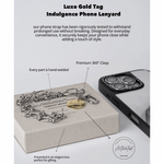 Luxe Gold Tag Indulgence Phone Lanyard - Coddle Heaven