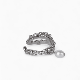 Pearl Chain Embrace Ring - Coddle Heaven