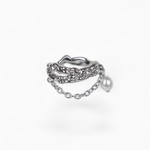Pearl Chain Embrace Ring - Coddle Heaven