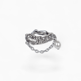 Pearl Chain Embrace Ring - Coddle Heaven
