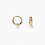 Pearl Hoop Earrings - Coddle Heaven