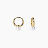 Pearl Hoop Earrings - Coddle Heaven