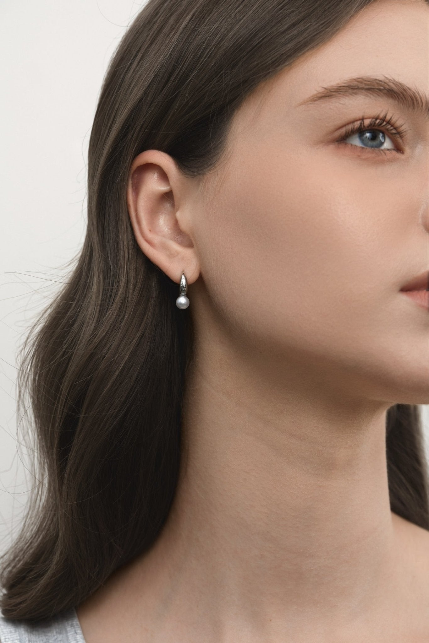 Pearl Hoop Earrings - Coddle Heaven