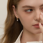 Pearl Hoop Earrings - Coddle Heaven