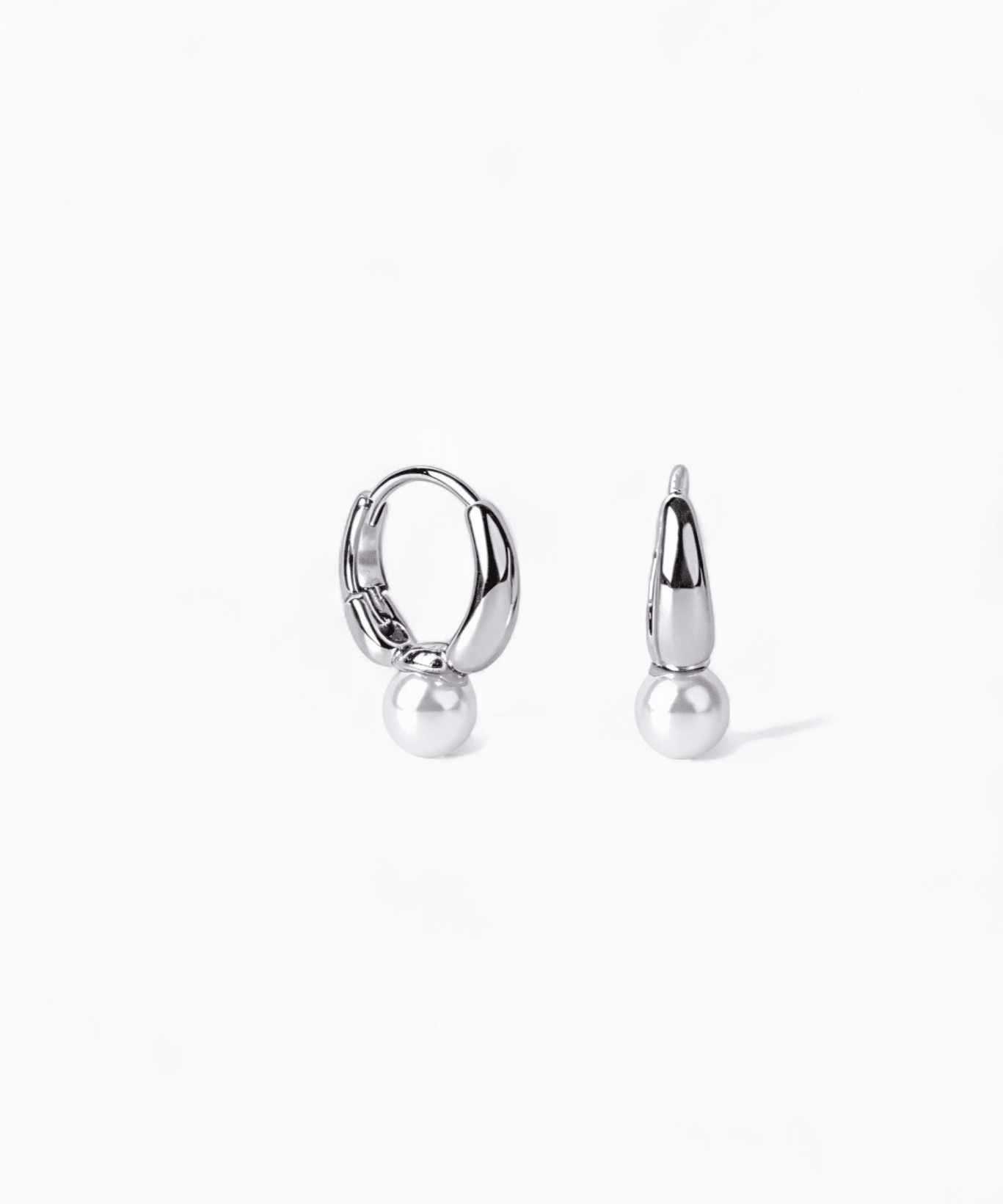 Pearl Hoop Earrings - Coddle Heaven