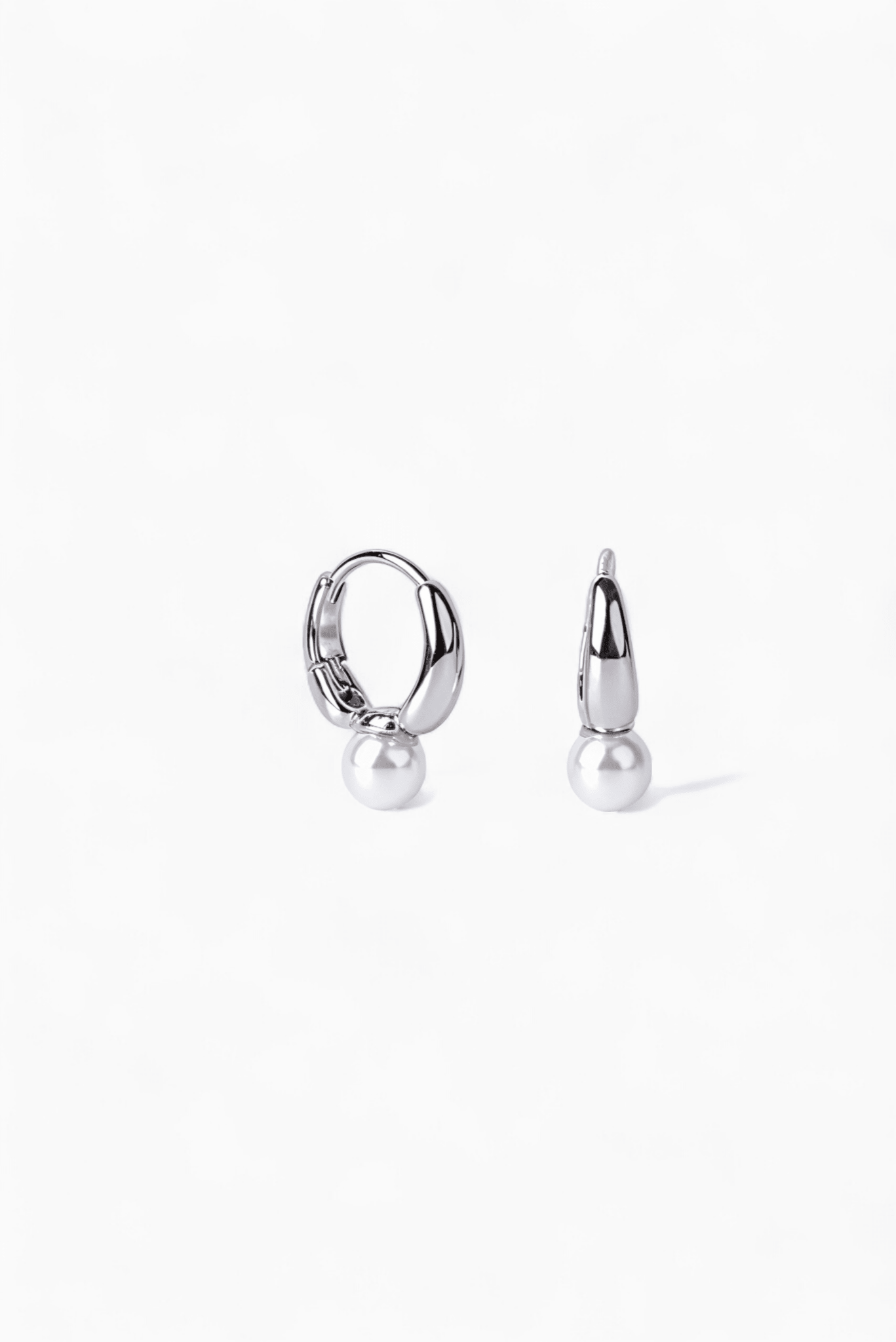 Pearl Hoop Earrings - Coddle Heaven