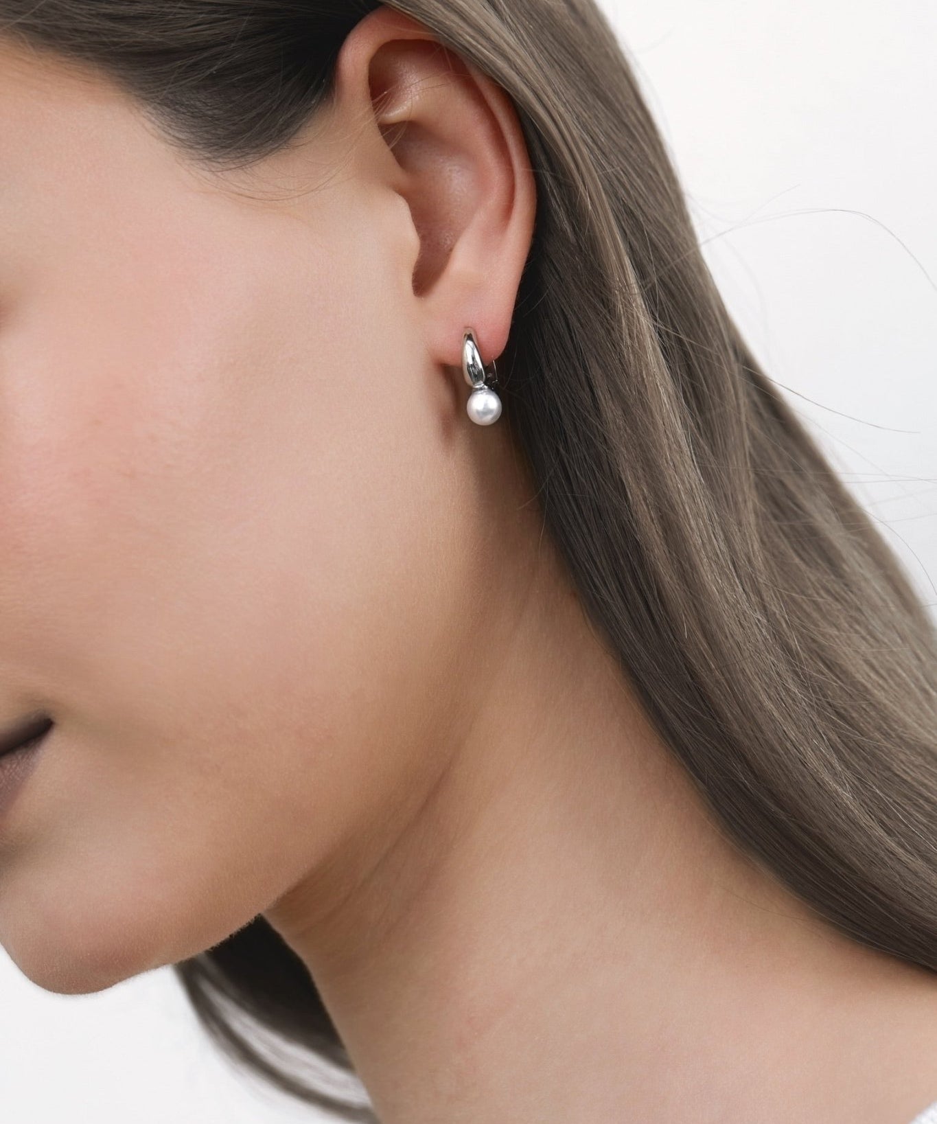 Pearl Hoop Earrings - Coddle Heaven