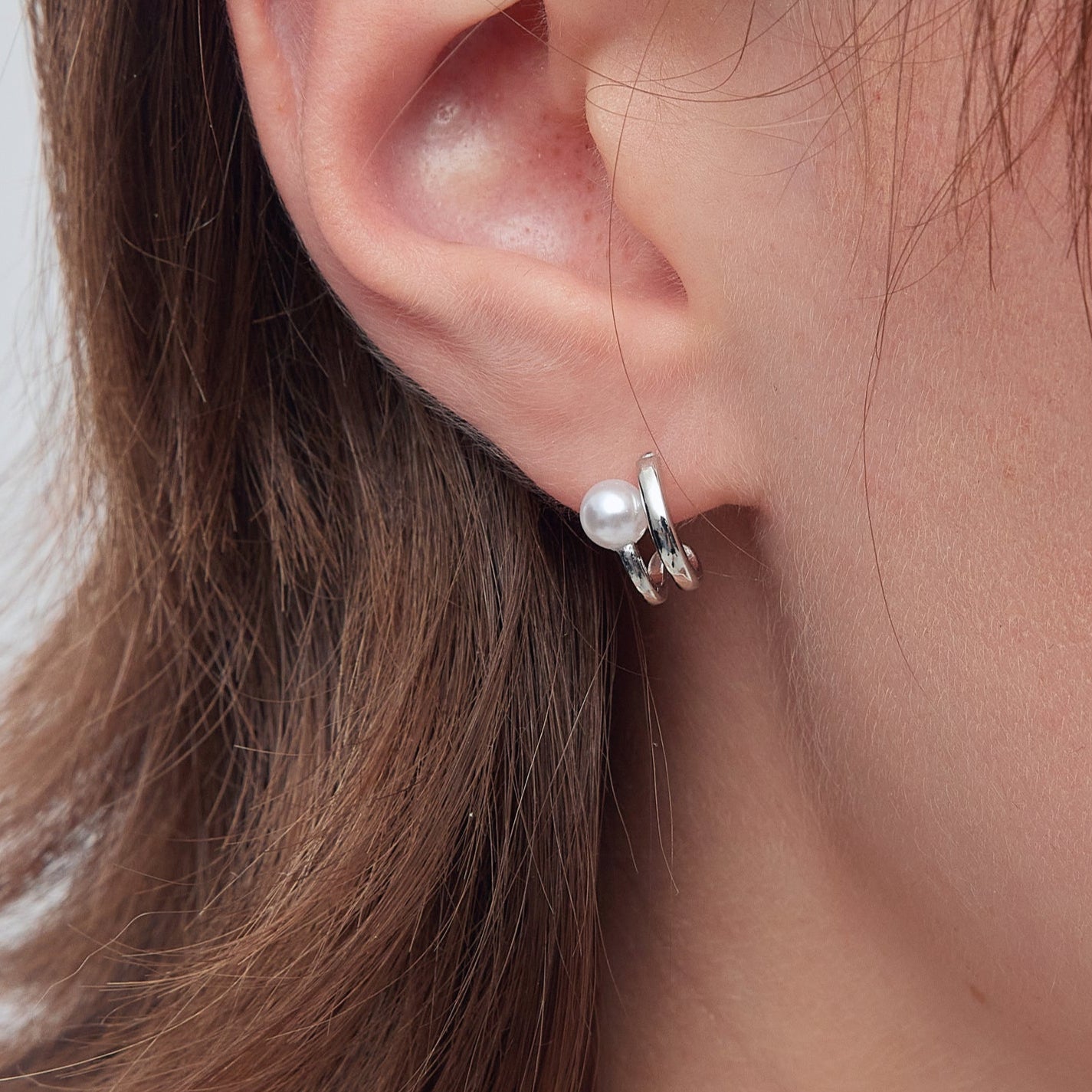 Pearl Twist Hoop Earrings - Coddle Heaven