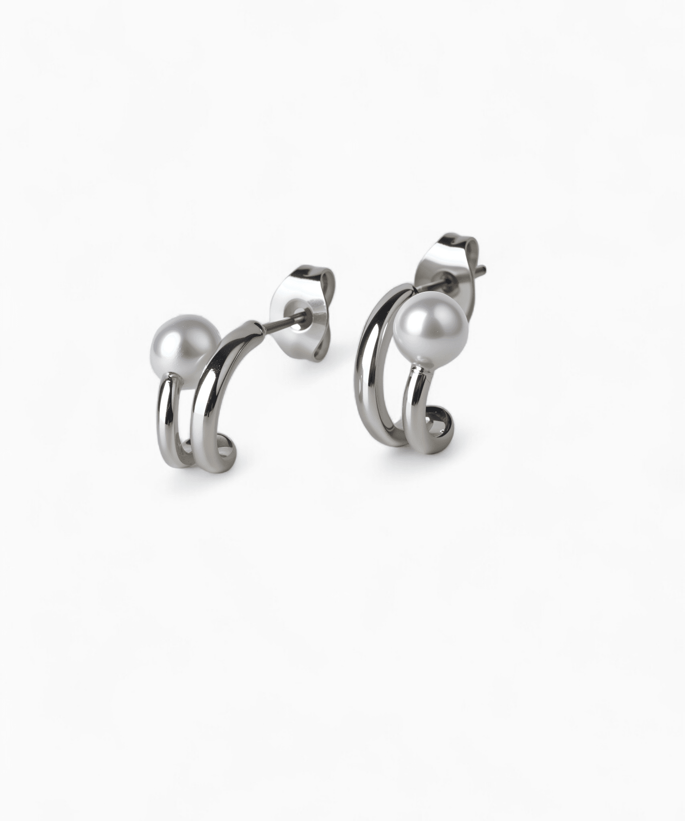 Pearl Twist Hoop Earrings - Coddle Heaven