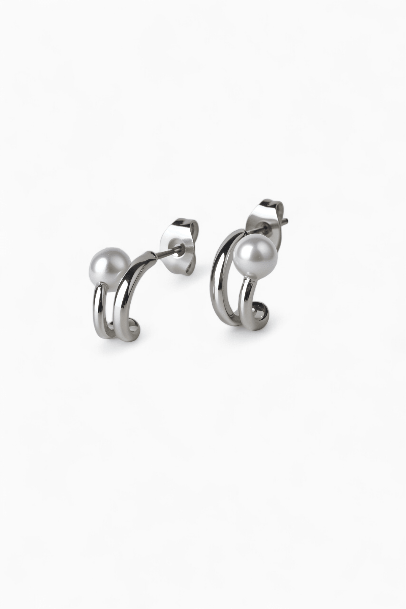 Pearl Twist Hoop Earrings - Coddle Heaven