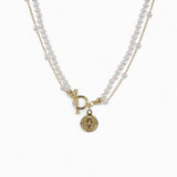 Retro Double - Layer Pearl Necklace - Coddle Heaven